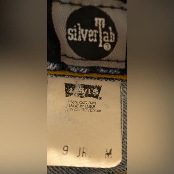 Levi’s Silvertab size 9 jr M VTG Flares a Lot USA - Picture 11 of 12